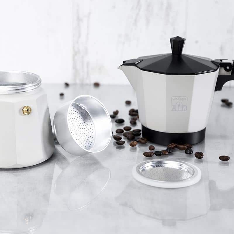 Cafetera Italiana Cecotec Cumbia Mokclassic 600 Beige - Imagen 4